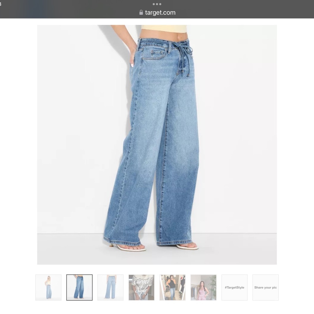 Wild Fable Light Blue Flare Jeans